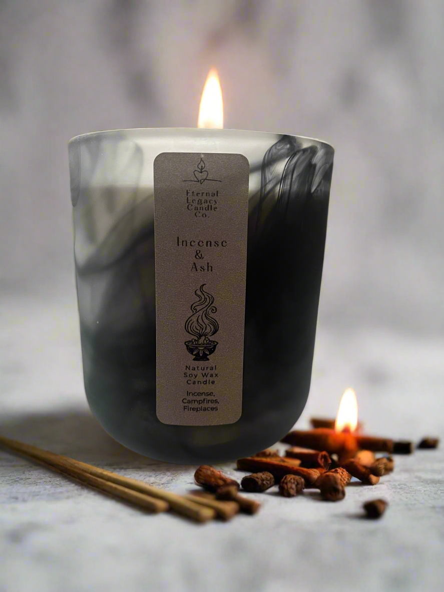 Incense & Ash 10oz Candle