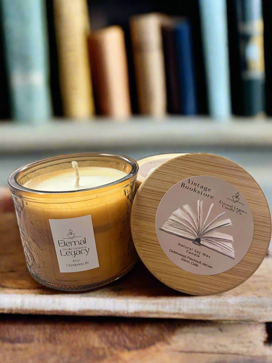 Vintage Bookstore 10oz Candle