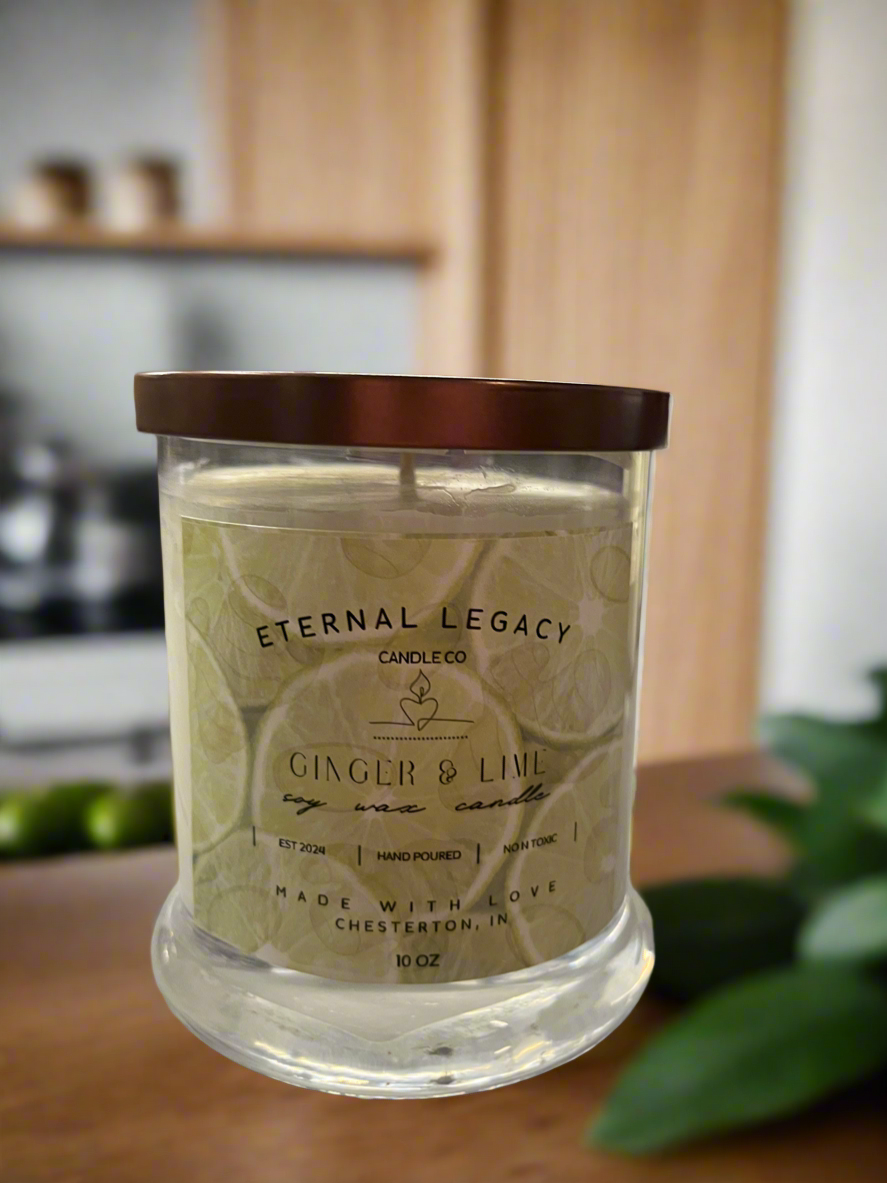 Ginger & Lime 10oz Candle