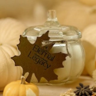 Pumpkin Spice Candle 4oz Glass Pumpkin Jar