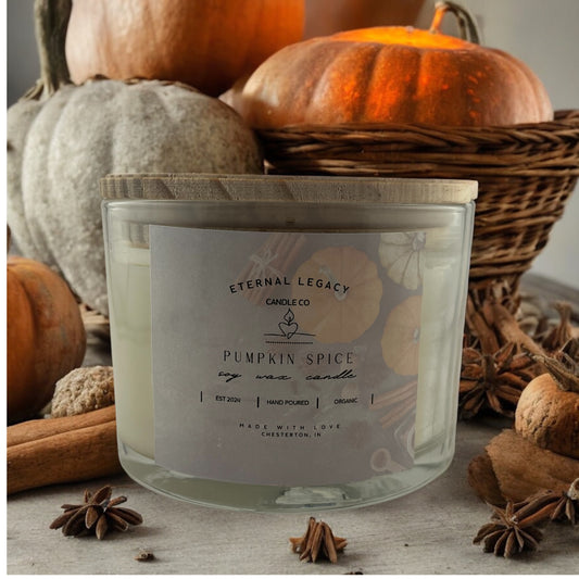 Pumpkin Spice 3 Wick Candle 16oz